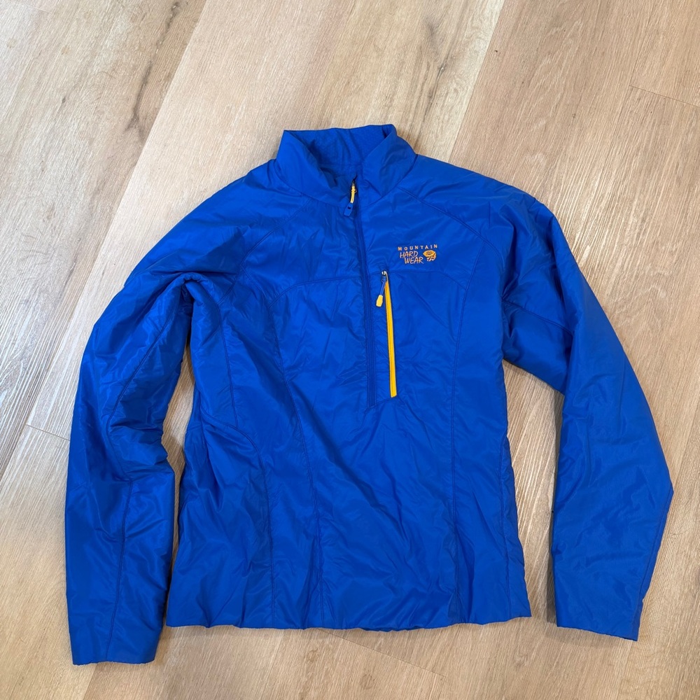 Mountain Hardwear Blue Puffer Pullover